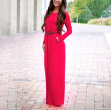 woman-fashion-pocket-vestidos-high-waist-long-maxi-dress-longue-femme-vestidos-femininos-l4 BBL