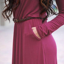 woman-fashion-pocket-vestidos-high-waist-long-maxi-dress-longue-femme-vestidos-femininos-l4 BBL