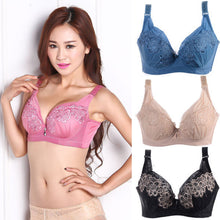 women-3-4-coverage-bra-plunge-push-up-bra-lace-embroidered-80-85-90-95-c-cup-py1 BBL
