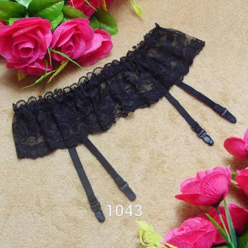women-4-colors-sexy-thongs-lace-stocking-suspender-lingeries-dual-layer-garter-belts BBL