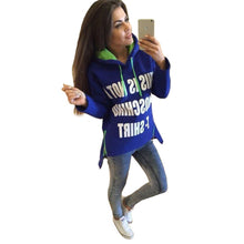 Women Hoodies Casual Loose Sport Irregular Hem Letter Print Hoodies Full Sleeve Zipper Up Hooded Sweatshirts M0400