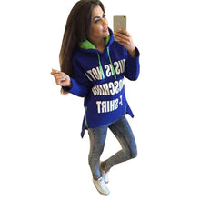 Women Hoodies Casual Loose Sport Irregular Hem Letter Print Hoodies Full Sleeve Zipper Up Hooded Sweatshirts M0400