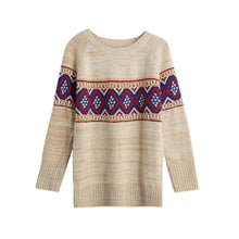 women-sweater-pullover-geometric-thick-knitting-sweater-long-sleeves-knitted-top-blusas-green-red-khaki BBL