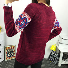 women-sweater-pullover-geometric-thick-knitting-sweater-long-sleeves-knitted-top-blusas-green-red-khaki BBL