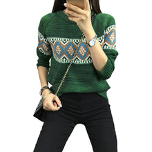 women-sweater-pullover-geometric-thick-knitting-sweater-long-sleeves-knitted-top-blusas-green-red-khaki BBL