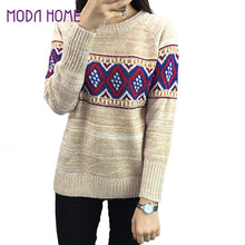 women-sweater-pullover-geometric-thick-knitting-sweater-long-sleeves-knitted-top-blusas-green-red-khaki BBL