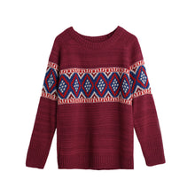 women-sweater-pullover-geometric-thick-knitting-sweater-long-sleeves-knitted-top-blusas-green-red-khaki BBL