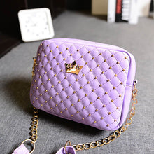 Women Bag Fashion Women Messenger Bags Rivet Chain Shoulder Bag PU Leather Crossbody