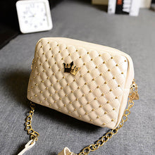 Women Bag Fashion Women Messenger Bags Rivet Chain Shoulder Bag PU Leather Crossbody