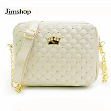 Women Bag Fashion Women Messenger Bags Rivet Chain Shoulder Bag PU Leather Crossbody