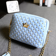 Women Bag Fashion Women Messenger Bags Rivet Chain Shoulder Bag PU Leather Crossbody