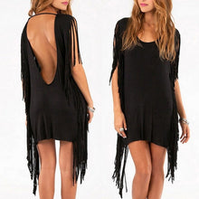 women-black-gray-fringe-party-dress-with-hippie-and-tassel-asymmetric-mini-club-dresses BBL