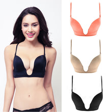 women-bras-new-fashion-deep-plunge-u-seamless-adjustable-convertible-straps-sexy-bra-intimates-orange-khaki-black BBL