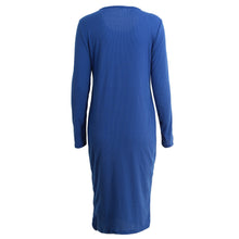women-button-long-sweater-dress-slim-ribbed-bodycon-dresses-elastic-skinny-split-dress-brief-knitted-dress-vestidos BBL