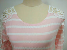 Women Clothing Women Cotton T-Shirt Half Lace Casual Tees Tops Patchwork Shirt Pink Tops For Woman Shirt Tops J4025