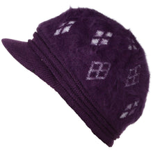 women-faux-rabbit-hair-knitted-beanie-visor-baggy-warm-crochet-slouch-cap-fur-pompom-bonnet-femme-hats-for-women-gorros BBL