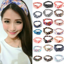 women-floral-turban-twist-headband-head-wrap-twisted-knotted-knot-hair-band-candy-hairband BBL