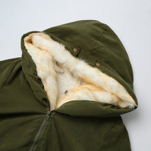 women-fluffy-hooded-coat-jacket-faux-fur-lining-collar-parka-zip-drawstring-waist-pocket-manteau-femme-hiver-long-thick-outwear BBL