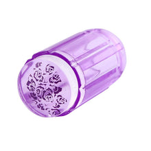 Women Girls 2.8cm DIY Nail Art Stamping Stamper Scraper Plate Plastic Print Transfer Manicure Tool Stencils Nail Image Mold