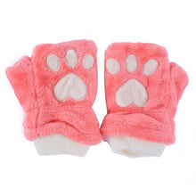 women-girls-fingerless-warm-fur-fleece-gloves-cute-mittens-wrist-glove-6-colors BBL
