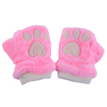 women-girls-fingerless-warm-fur-fleece-gloves-cute-mittens-wrist-glove-6-colors BBL