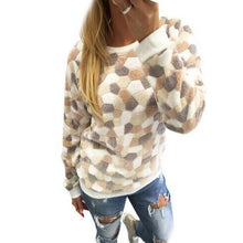 Women Hoodies Sweatshirts Long Sleeve O-Neck Warm Hoodies Women Casual Sweatshirt Pullover Top GV315