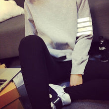 women-stripe-long-sleeve-warm-casual-pullover-sweater-tops-coat BBL