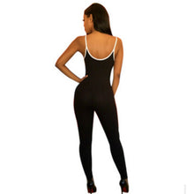 Women Jumpsuit Sexy Low Cut Bodycon Jumpsuit Adjustable Strap Rompers Womens Jumpsuit Black Sleeveless Jumpsuits