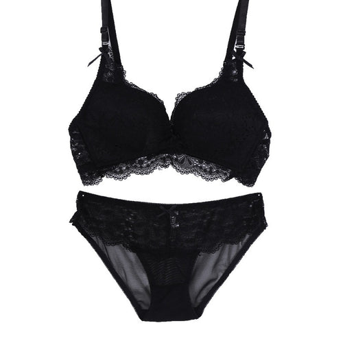 women-lace-floral-3-4-cup-push-up-bras-and-panty-set-lingerie-underpants-32-34-36-b BBL
