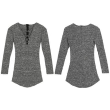 women-lace-up-bodycon-package-hip-knitted-dress-v-neck-long-sleeve-sweater-a-line-xl-dress BBL