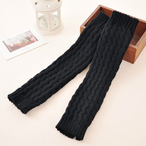 women-ladies-leg-warmers-gaiters-knitted-warm-trim-boot-cuffs-socks BBL