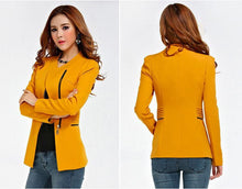 women-long-sleeve-zipper-suit-coat-polo-neck-solid-casual-suit-jacket-blazer-tops BBL