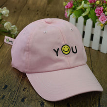women-men-5-panel-baseball-caps-embroidered-letters-smiley-face-emoticon-hip-hop-sports-full-cap-snapback-hat-white-black-pink BBL