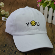 women-men-5-panel-baseball-caps-embroidered-letters-smiley-face-emoticon-hip-hop-sports-full-cap-snapback-hat-white-black-pink BBL