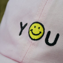 women-men-5-panel-baseball-caps-embroidered-letters-smiley-face-emoticon-hip-hop-sports-full-cap-snapback-hat-white-black-pink BBL