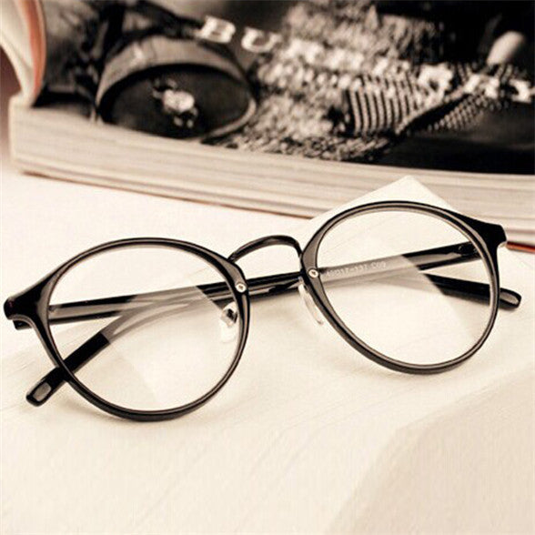 women-mens-nerd-glasses-clear-lens-eyewear-unisex-retro-eyeglasses-spectacles-new BBL