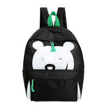 women-nylon-printing-backpack-little-bear-pattern-girls-rugzakcolor-block-zipper-closure-lovely-style-school-bags-for-teenagers BBL