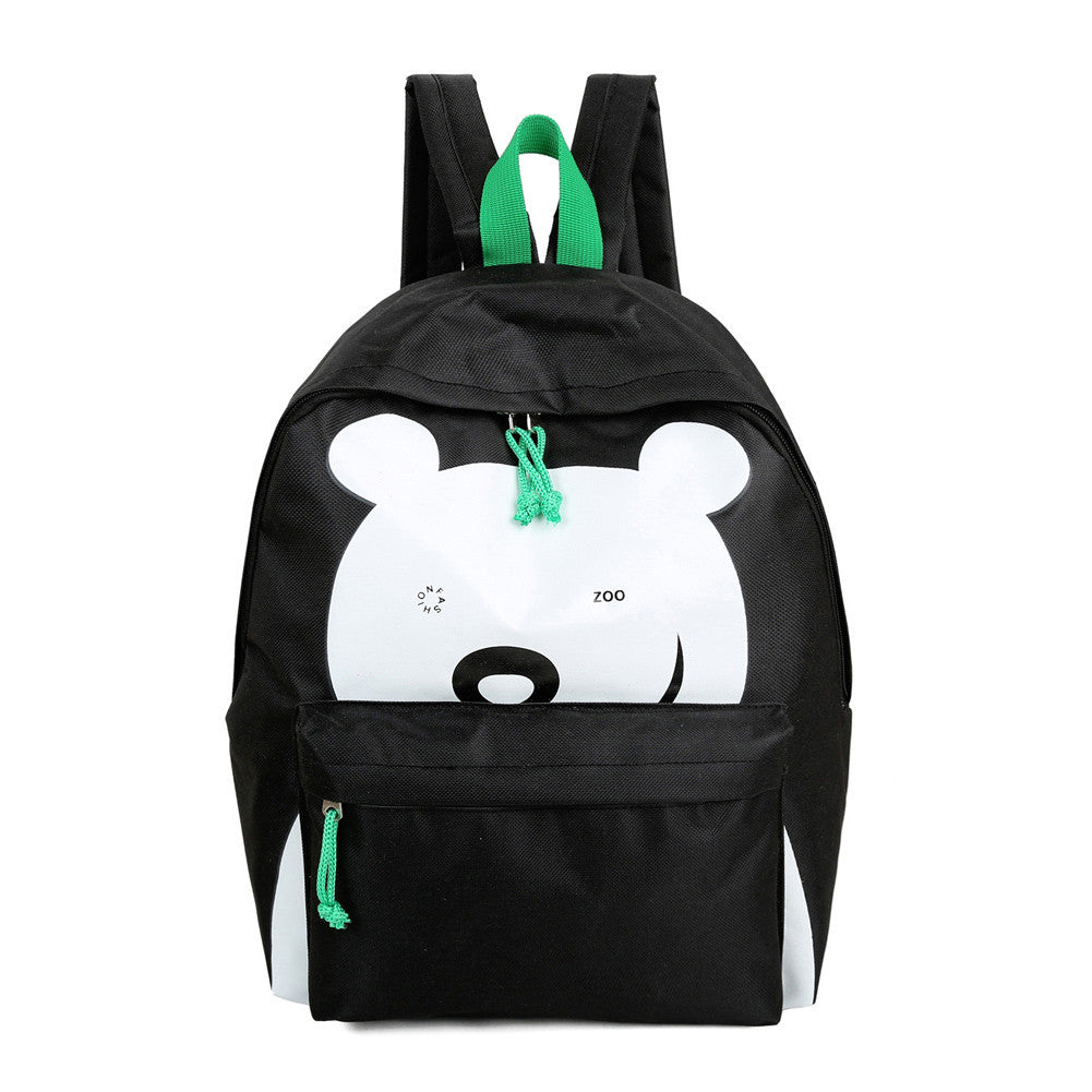 women-nylon-printing-backpack-little-bear-pattern-girls-rugzakcolor-block-zipper-closure-lovely-style-school-bags-for-teenagers BBL