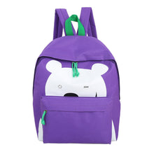 women-nylon-printing-backpack-little-bear-pattern-girls-rugzakcolor-block-zipper-closure-lovely-style-school-bags-for-teenagers BBL