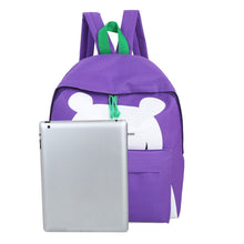 women-nylon-printing-backpack-little-bear-pattern-girls-rugzakcolor-block-zipper-closure-lovely-style-school-bags-for-teenagers BBL