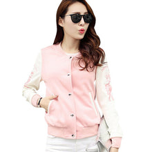 women-outwear-varsity-short-coat-uniform-s-tops-jackets-chaquetas-mujer BBL