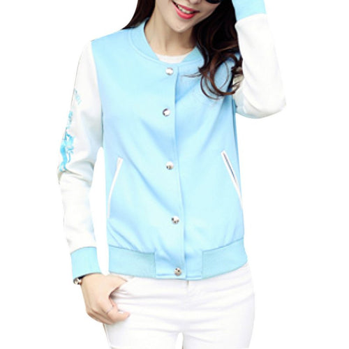 women-outwear-varsity-short-coat-uniform-s-tops-jackets-chaquetas-mujer BBL