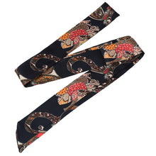 women-satin-skinny-scarf-double-layered-vintage-prints-elegant-versatile-scarf-ladies-plaid-scarf-ladies-narrow-scarves-feminino BBL