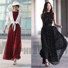 women-sexy-boho-long-maxi-evening-party-chiffon-dress-sleeveless-polka-dot-dresses BBL