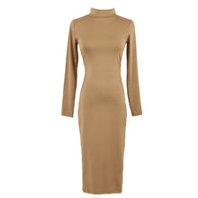 women-sexy-club-dress-turtle-neck-long-sleeve-dress-pencil-dress-slim-hip-bandage-bodycon-dress-vestidos-clubwear BBL