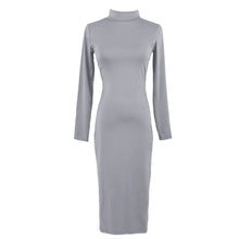 women-sexy-club-dress-turtle-neck-long-sleeve-dress-pencil-dress-slim-hip-bandage-bodycon-dress-vestidos-clubwear BBL