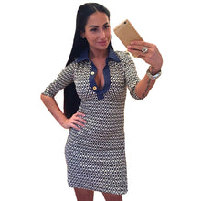 women-sexy-club-dress-deep-v-neck-plaid-print-3-4-sleeve-bodycon-dress-button-front-mini-office-dress-vestidos-white BBL