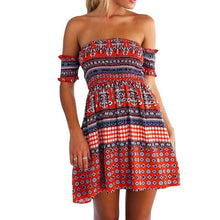 women-sexy-strapless-mini-dress-off-shoulder-beach-club-print-party-ball BBL