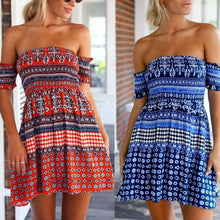 women-sexy-strapless-mini-dress-off-shoulder-beach-club-print-party-ball BBL