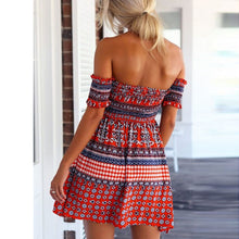 women-sexy-strapless-mini-dress-off-shoulder-beach-club-print-party-ball BBL
